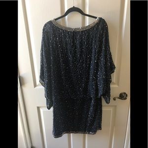 Jkara Beaded Blouson Dress
